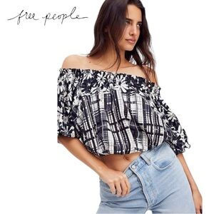 NWT Free People Felicity Linen Blend Top